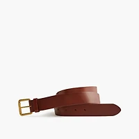 Wide leather belt