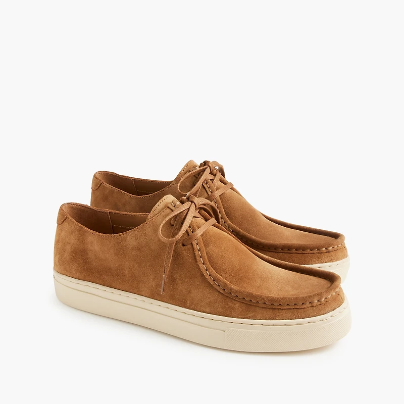 Lace-up apron-toe shoes