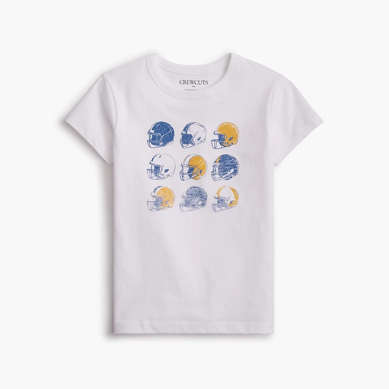 Boys' football helmet graphic tee