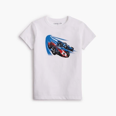 Boys' race car graphic tee