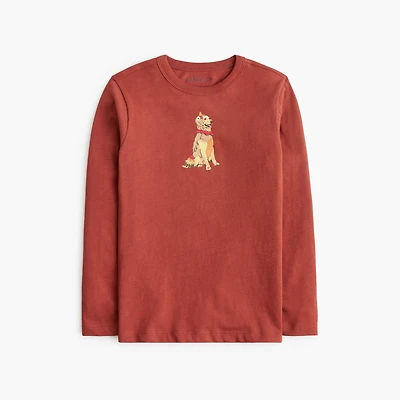 Boys' dog turkey costume graphic tee