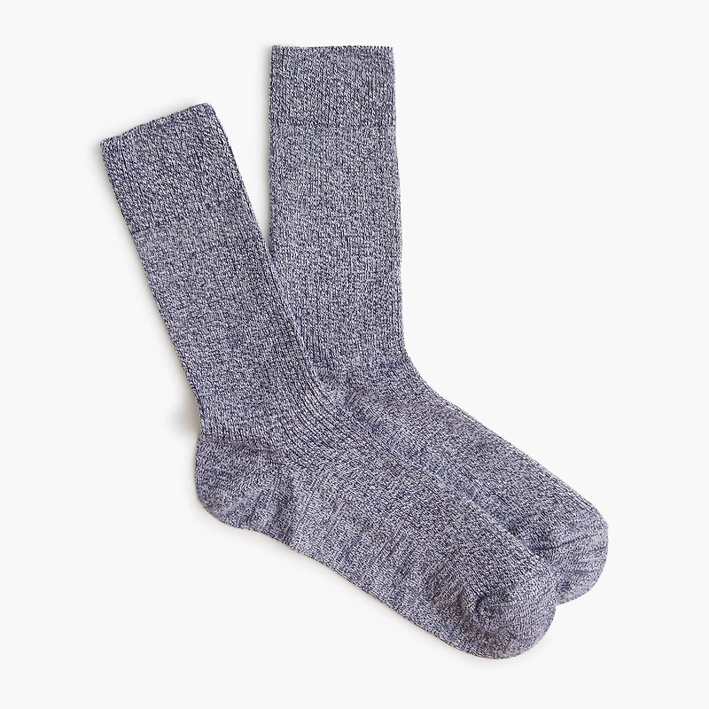 Cotton ribbed socks