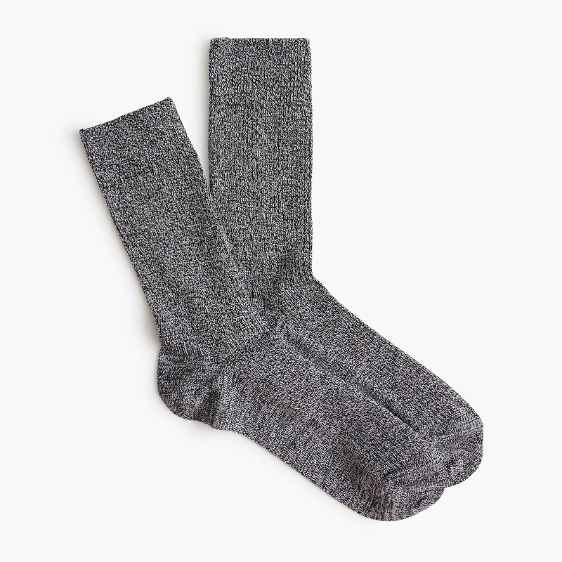 Cotton ribbed socks