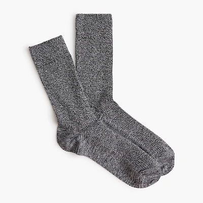Cotton ribbed socks