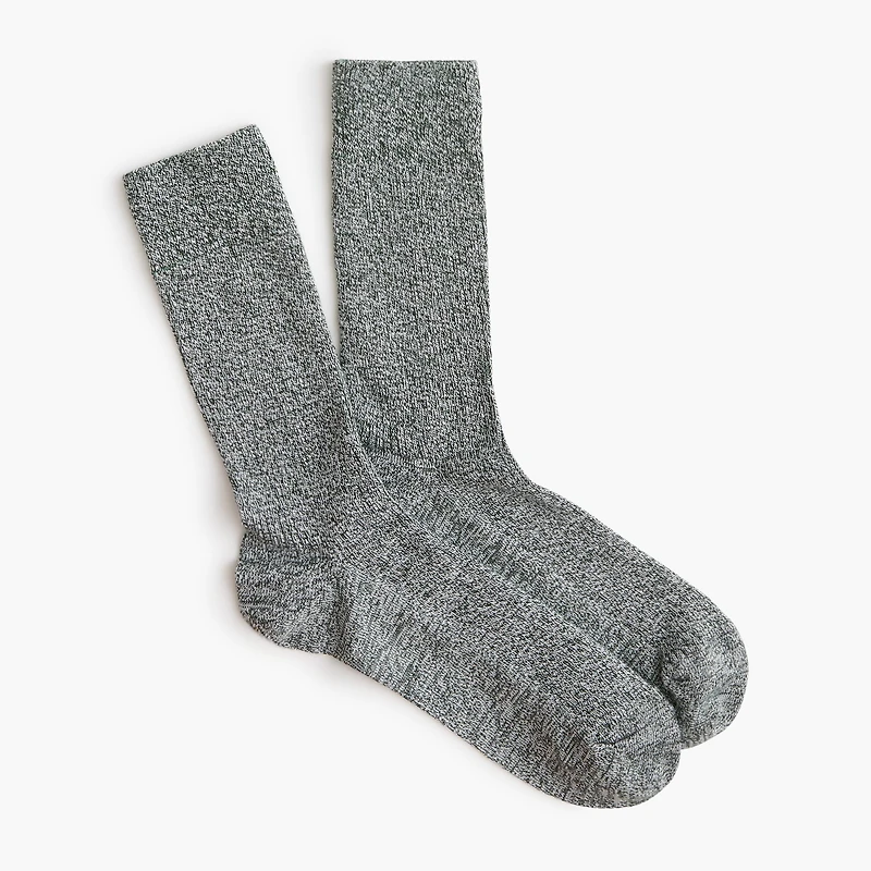 Cotton ribbed socks