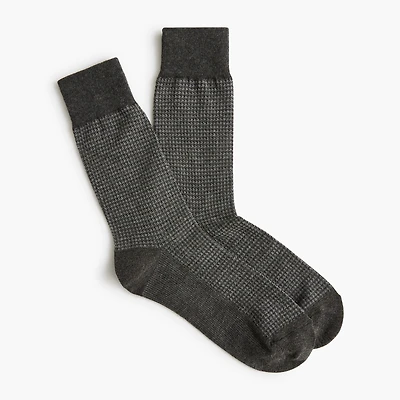 Houndstooth socks