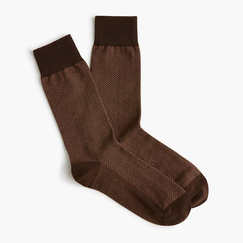 Herringbone socks