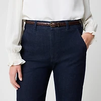 High-rise wide-leg trouser jean all-day stretch