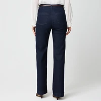 High-rise wide-leg trouser jean all-day stretch