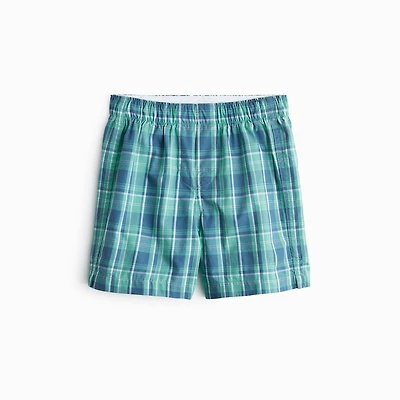 Boys' plaid boxers