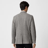 Wool-blend herringbone blazer