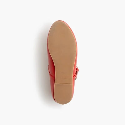 Girls' bow T-strap Mary Jane flats