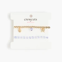 Girls' charm bracelets set-of-two
