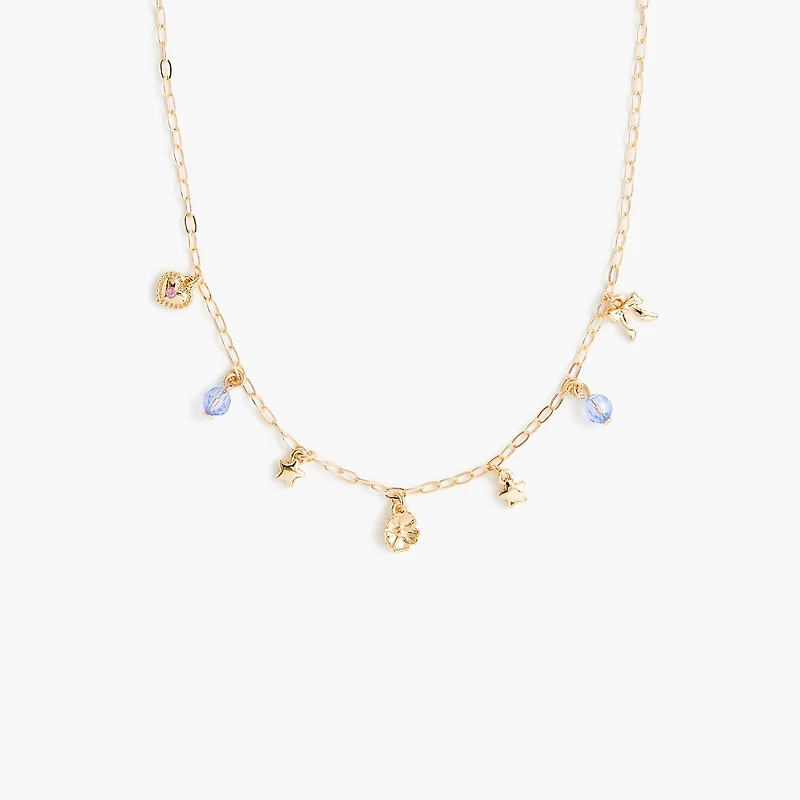 Girls' charm necklace