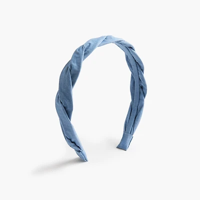 Girls' chambray headband