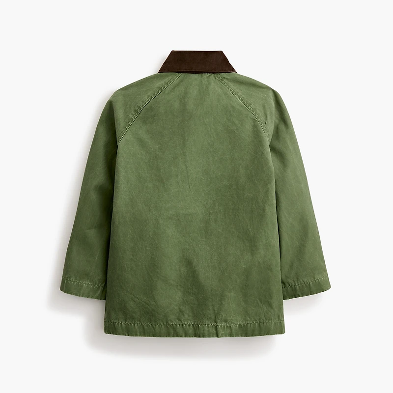 Kids' waxed work jacket