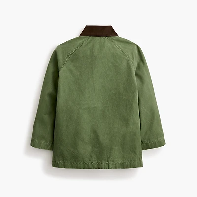 Kids' waxed work jacket