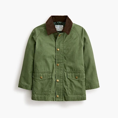Kids' waxed work jacket