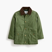 Kids' waxed work jacket