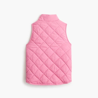 Girls' quilted vest