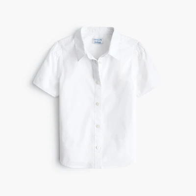 Girls' classic button-up shirt