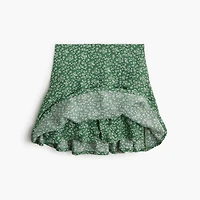 Girls' floral skort