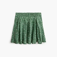 Girls' floral skort