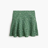 Girls' floral skort