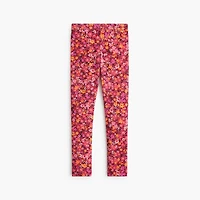 Girls' floral leggings