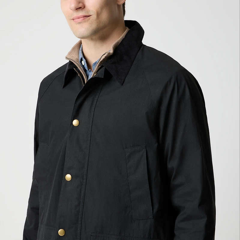 Cotton-blend field jacket