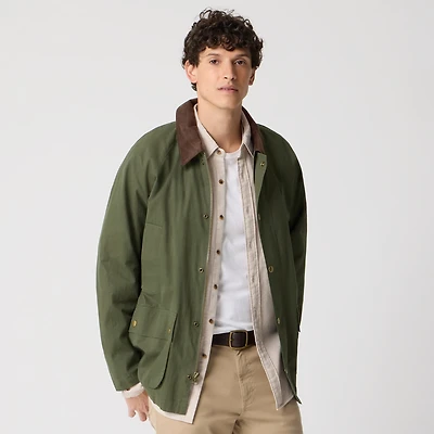 Cotton-blend field jacket