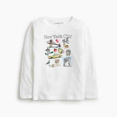 Girls' New York City graphic tee