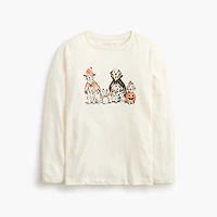 Girls' long-sleeve dogs costumes graphic tee