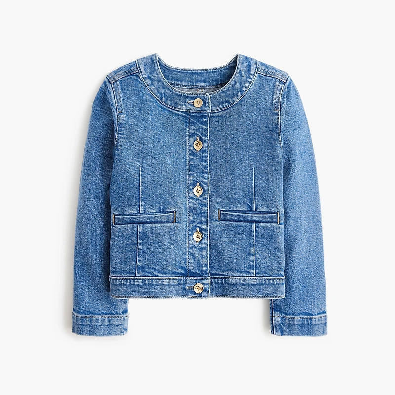 Girls' denim lady jacket