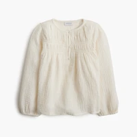 Girls' gauze top