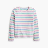 Girls' striped jersey tee