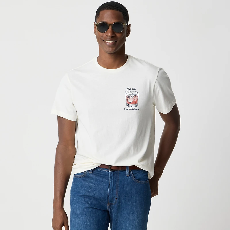 "Call me old fashioned" graphic tee