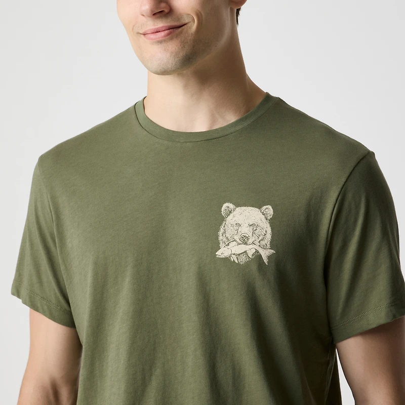 Hungry bear graphic tee