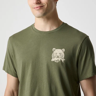 Hungry bear graphic tee