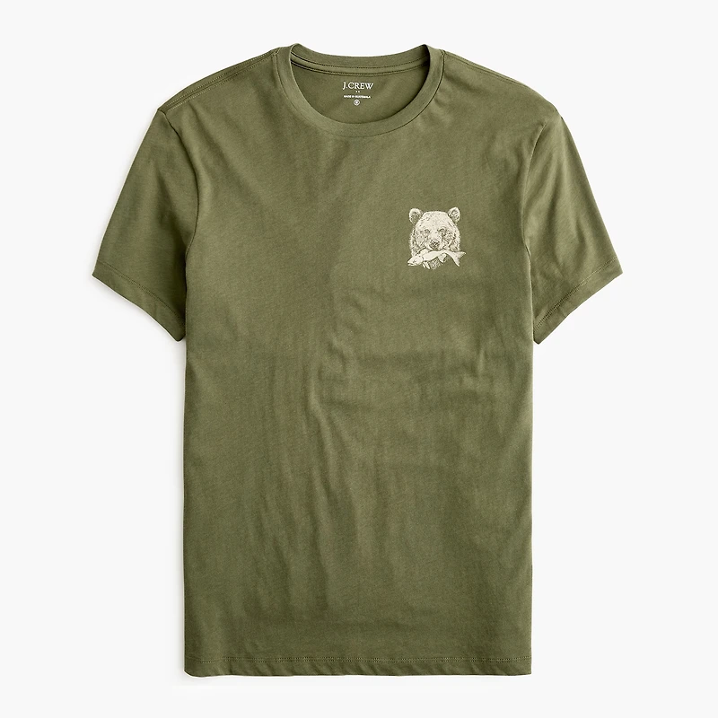 Hungry bear graphic tee