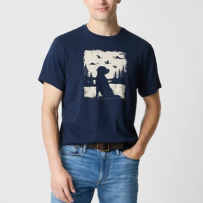 Forest dog graphic tee