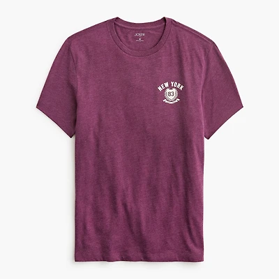 New York crest graphic tee