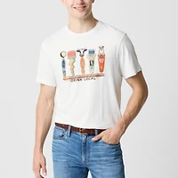 Craft beer "drink local" graphic tee