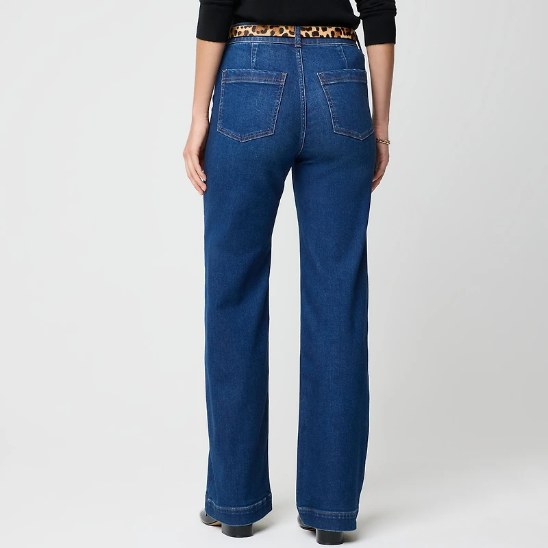 High-rise wide-leg jean all-day stretch