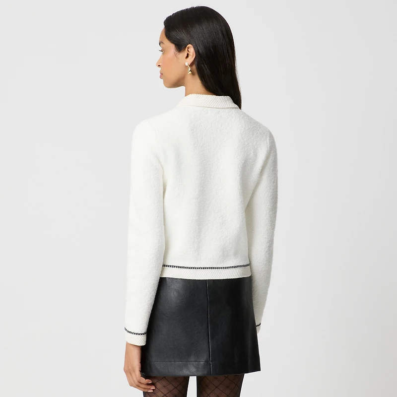 Bouclé lady cardigan sweater