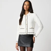 Bouclé lady cardigan sweater