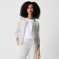 Cardigan sweater in extra-soft yarn