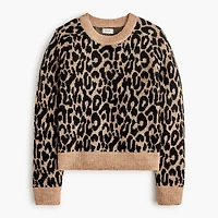 Leopard crewneck sweater