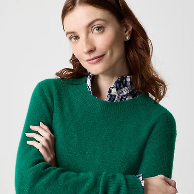 Crewneck sweater extra-soft yarn