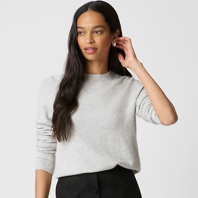 Crewneck sweater extra-soft yarn